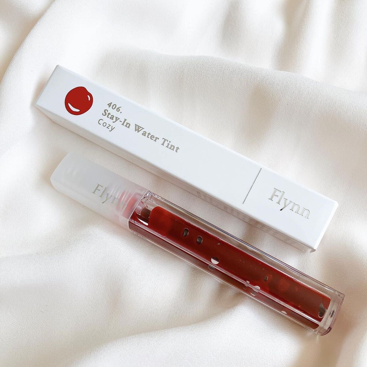 ステイインウォーターティント 406 コージ/Flynn/リップティントを使ったクチコミ（2枚目）