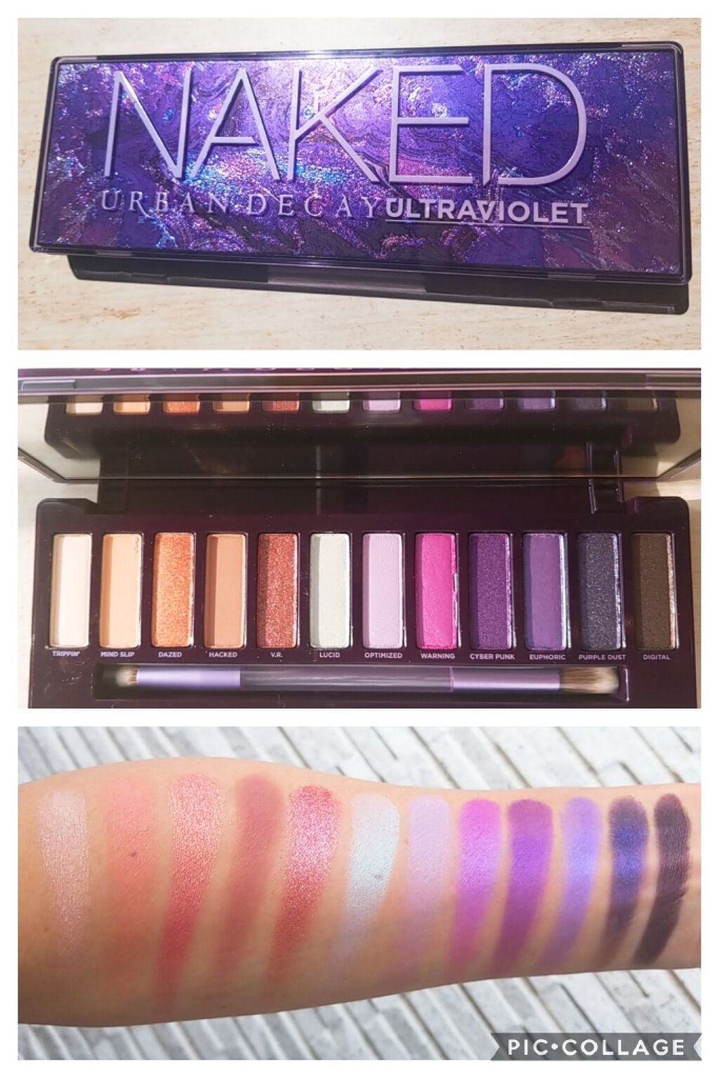 NAKED ULTRAVIOLET/アーバンディケイ/アイシャドウパレットを使ったクチコミ（2枚目）