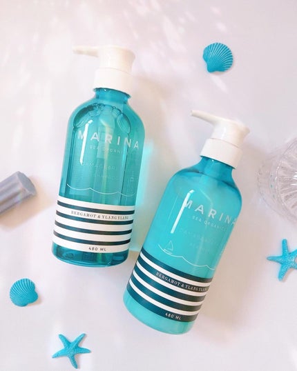 ダメージリペアシャンプー&トリートメント/マリーナシーオーガニック/市販シャンプーを使ったクチコミ(1枚目)