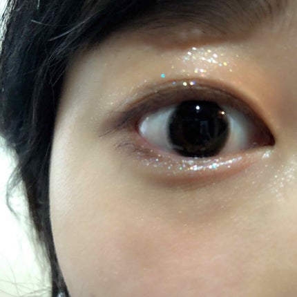グリッター&グロウ リキッドアイシャドウ/stila/グリッターを使ったクチコミ(2枚目)