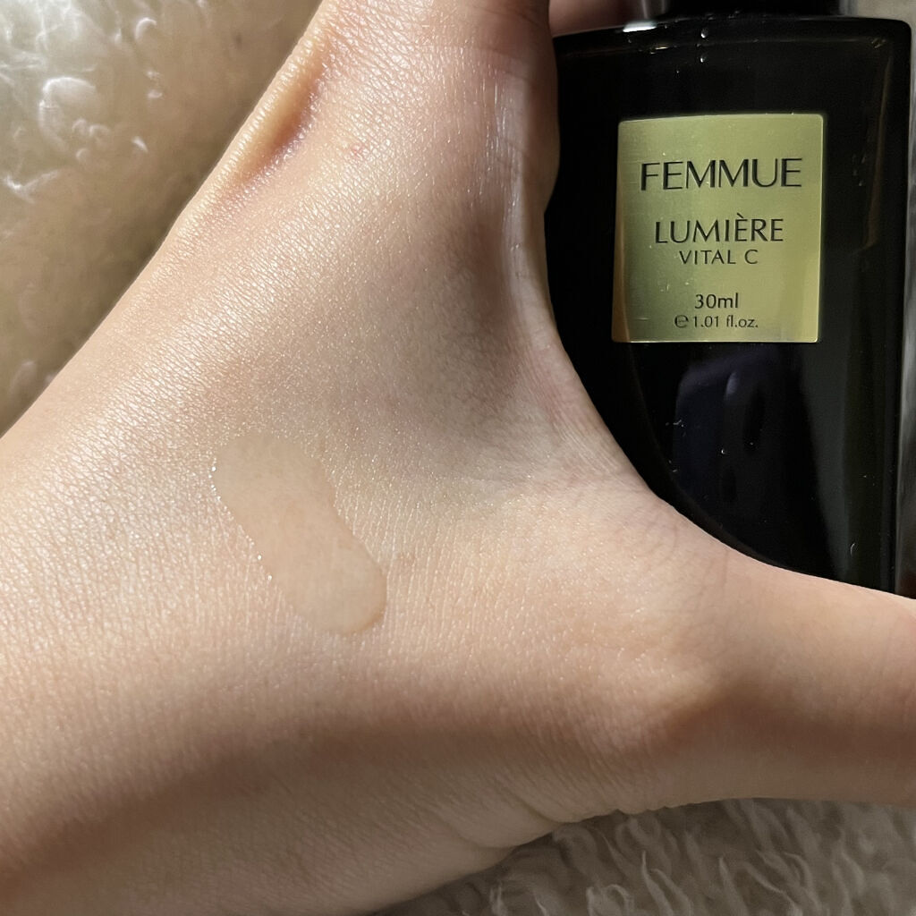 ルミエール ヴァイタルC/FEMMUE/ブースター・導入液を使ったクチコミ（2枚目）