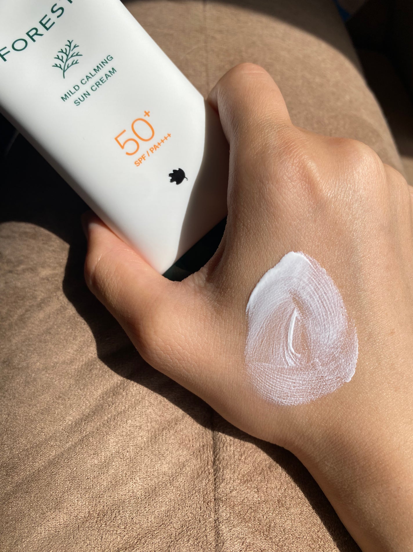 フォレスト マイルドカーミングサンクリーム/FoRest by Greenfinger/日焼け止めクリームを使ったクチコミ(3枚目)