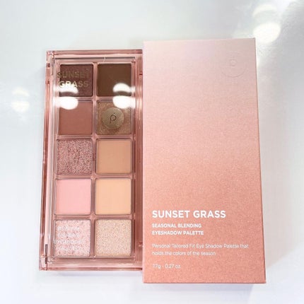 シーズナルブレンディングアイシャドウパレット/Peach C/アイシャドウパレットを使ったクチコミ(6枚目)