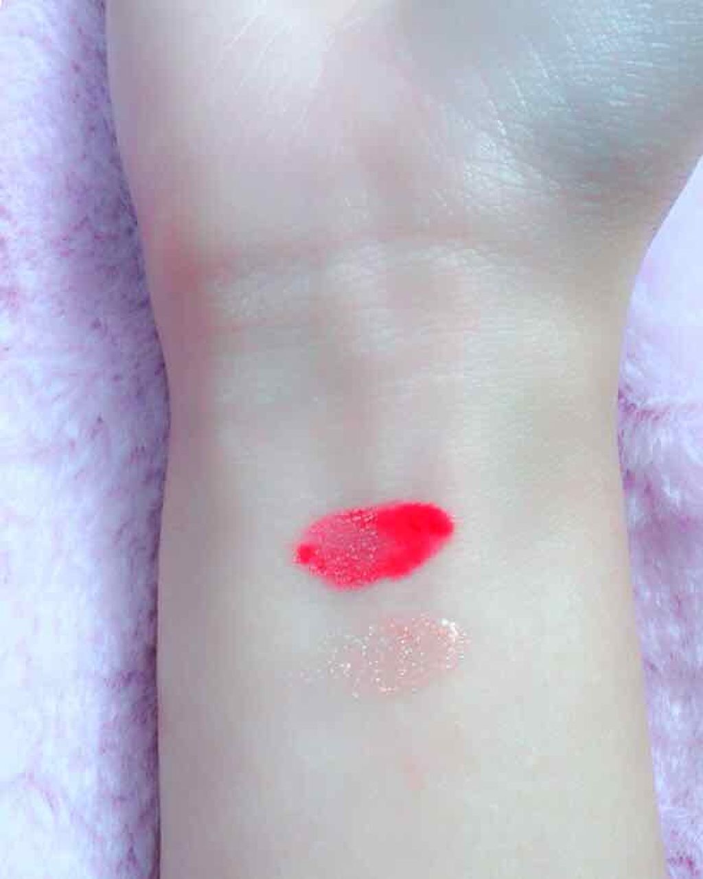 ディアダーリン ウォータージェルティント （アイスティント）/ETUDE/口紅を使ったクチコミ（2枚目）