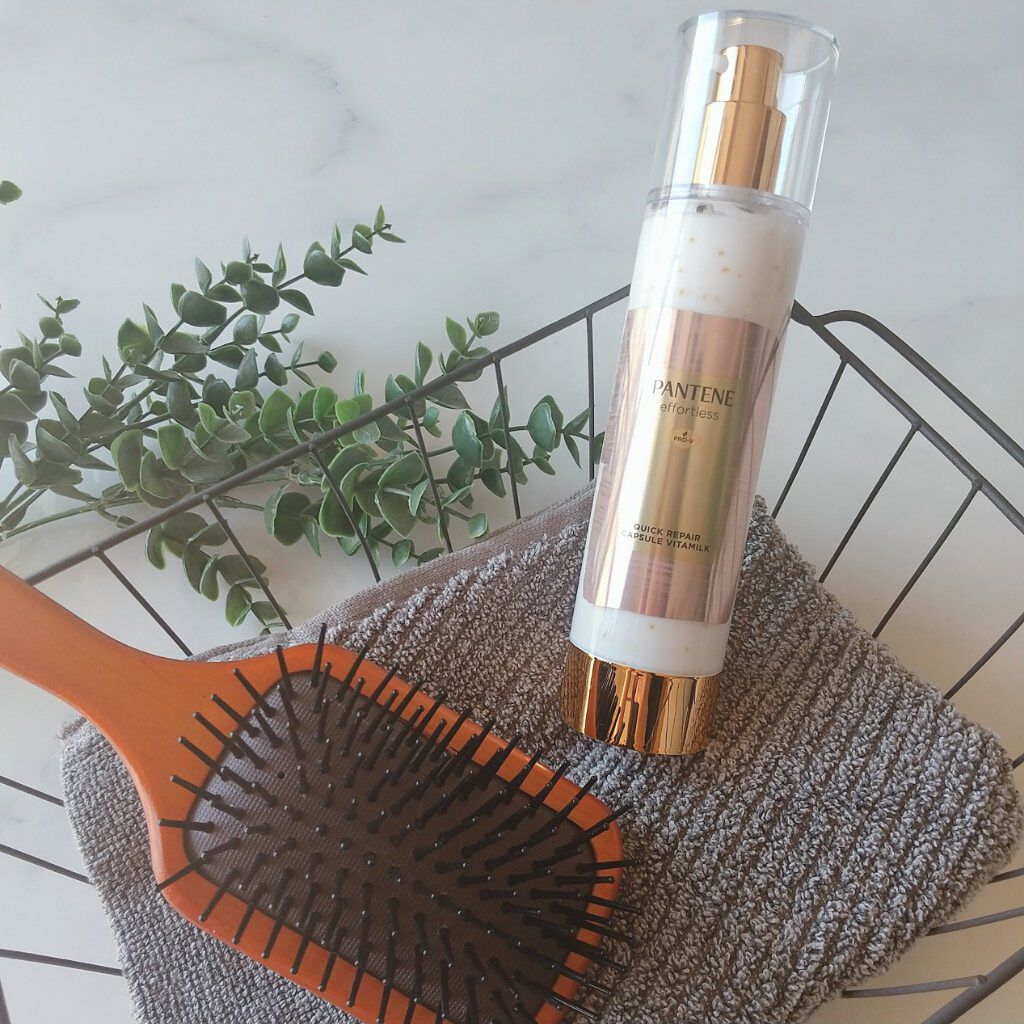 パンテーン エフォートレス クイック リペアー カプセル ヴィタミルク(洗い流さないトリートメント）/パンテーン/ヘアミルクを使ったクチコミ（1枚目）