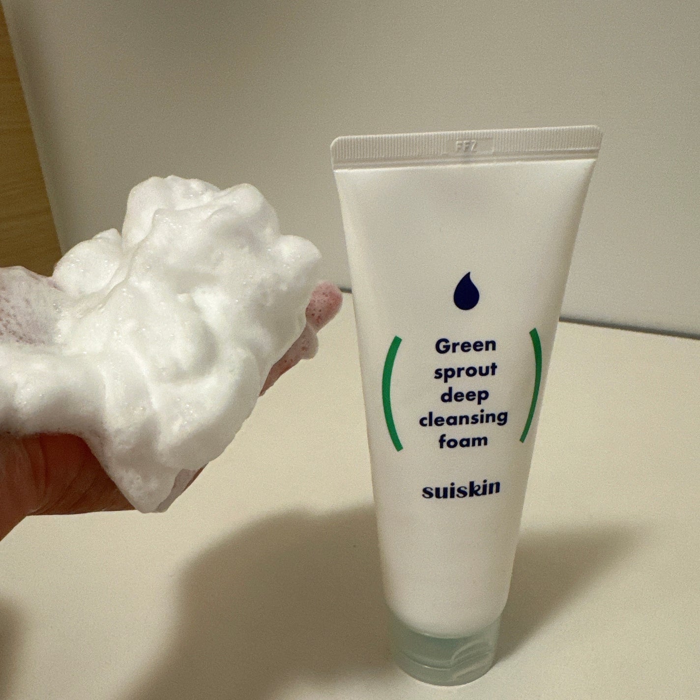 スイスキン 新芽ディープクレンジングフォーム/suiskin/洗顔フォームを使ったクチコミ(4枚目)