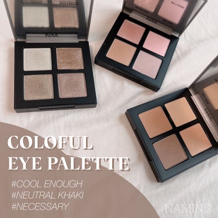 COLORFUL EYE PALETTE/NAMING./アイシャドウパレットを使ったクチコミ(1枚目)