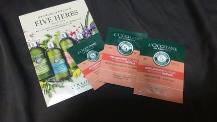 ファイブハーブスリペアリングシャンプー/コンディショナー/L'OCCITANE/シャンプー・コンディショナーを使ったクチコミ(1枚目)