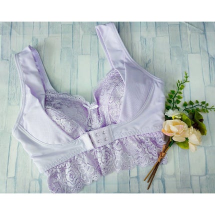 ふんわりルームブラ ラベンダー/Angellir/ナイトブラの画像