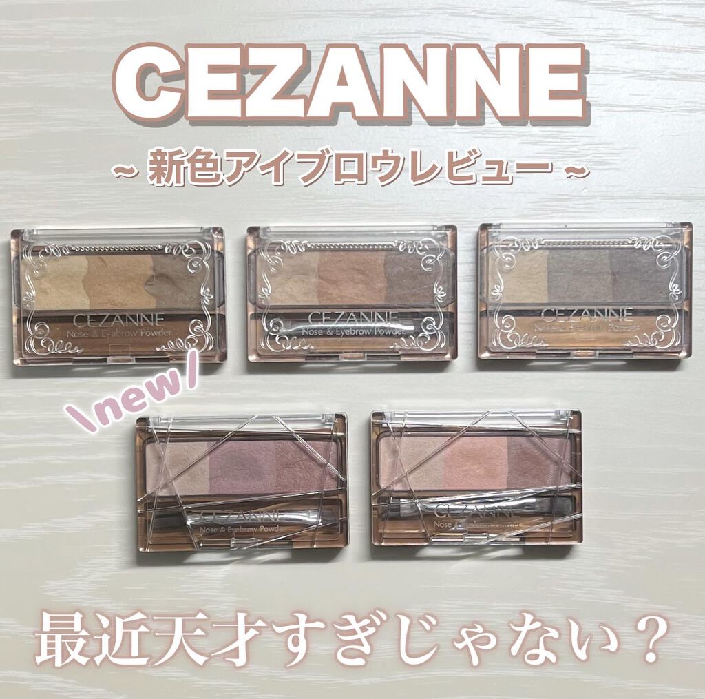 ノーズ＆アイブロウパウダー/CEZANNE/パウダーアイブロウを使ったクチコミ（1枚目）