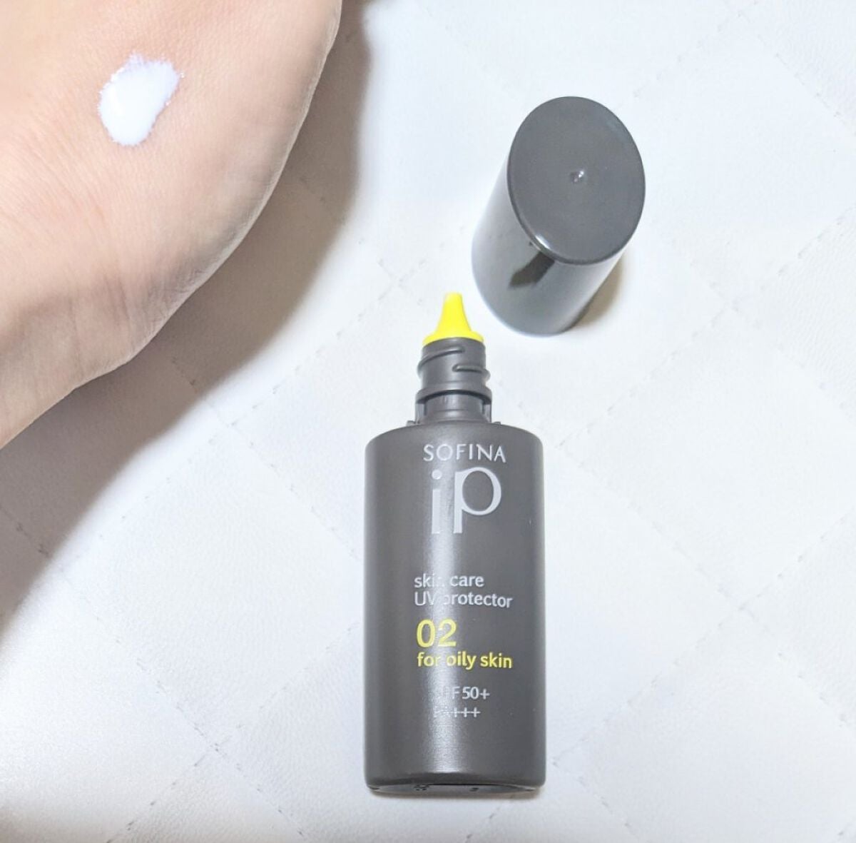 ソフィーナ iP スキンケアUV 01乾燥しがちな肌環境 SPF50+ PA++++/SOFINA iP/日焼け止めクリームを使ったクチコミ(8枚目)