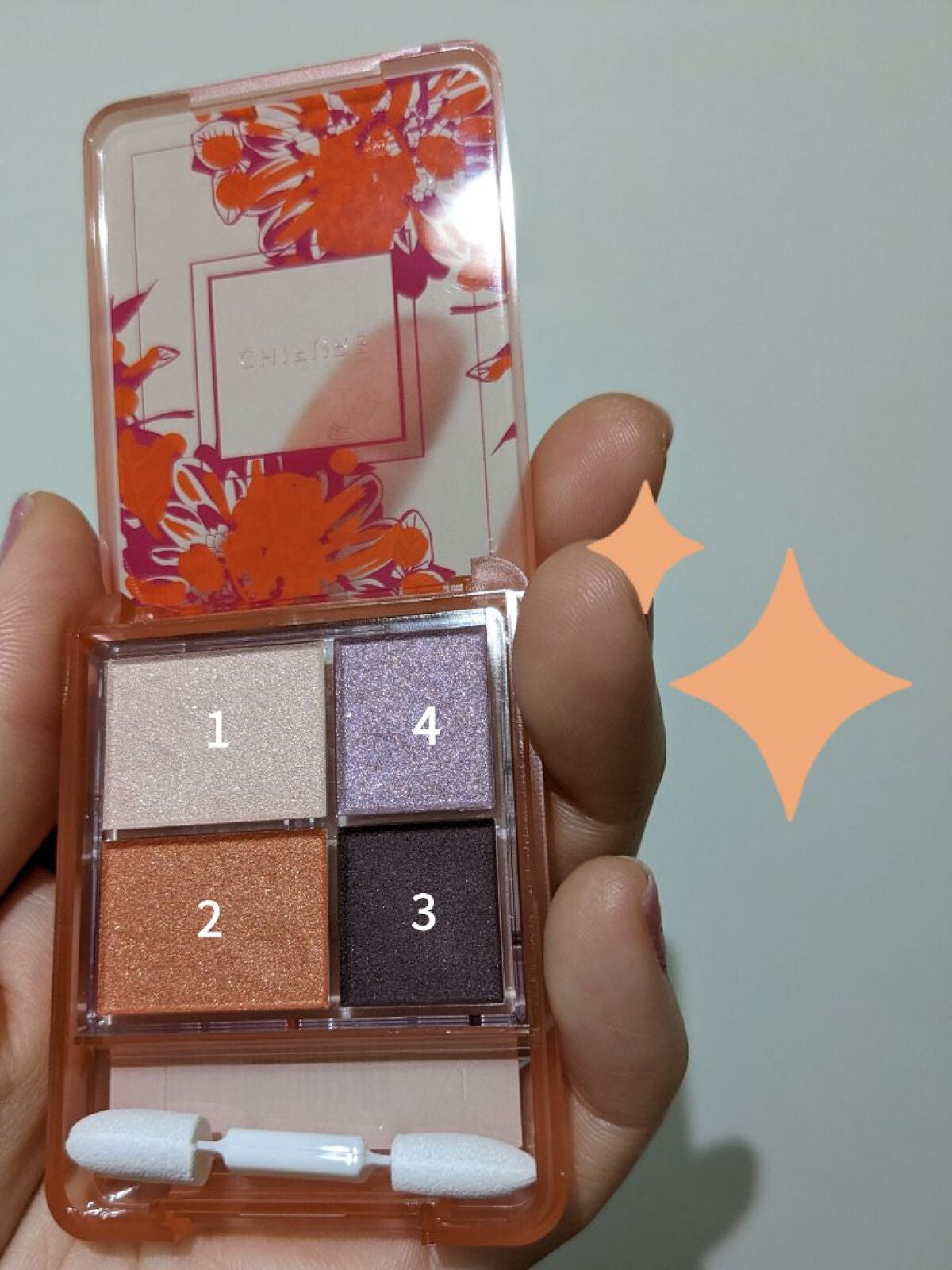 グラデーション アイシャドウ/ちふれ/アイシャドウパレットを使ったクチコミ(2枚目)