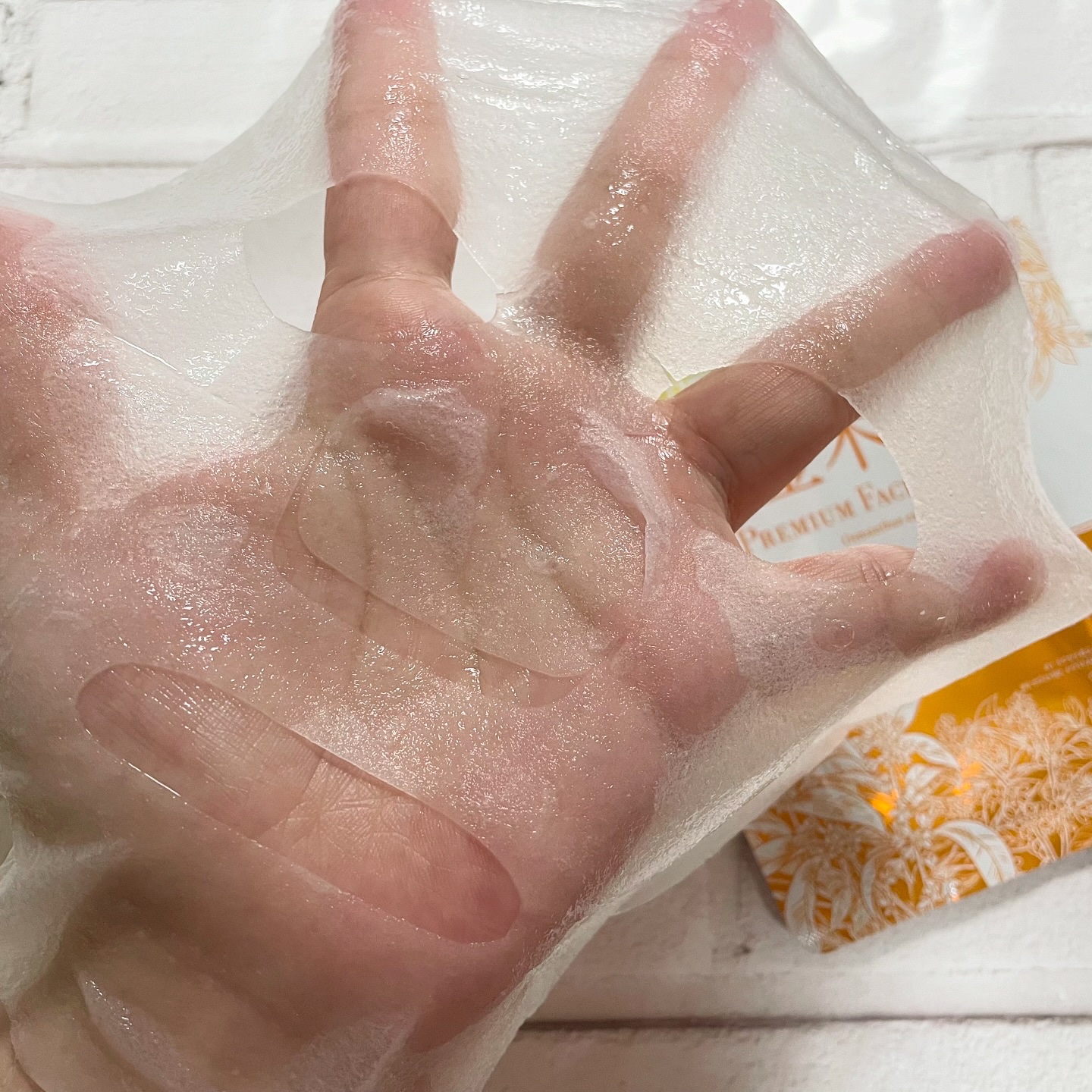 金木犀プレミアムフェイシャルマスク/Infinity/シートマスク・パックを使ったクチコミ（3枚目）