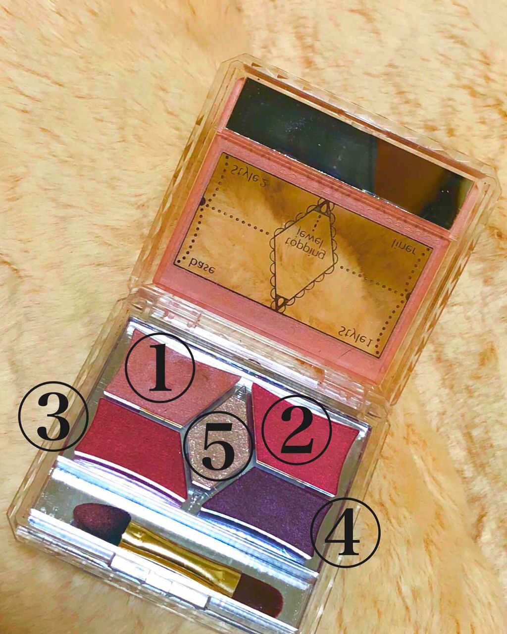 【旧品】パーフェクトスタイリストアイズ/キャンメイク/アイシャドウパレットを使ったクチコミ(2枚目)