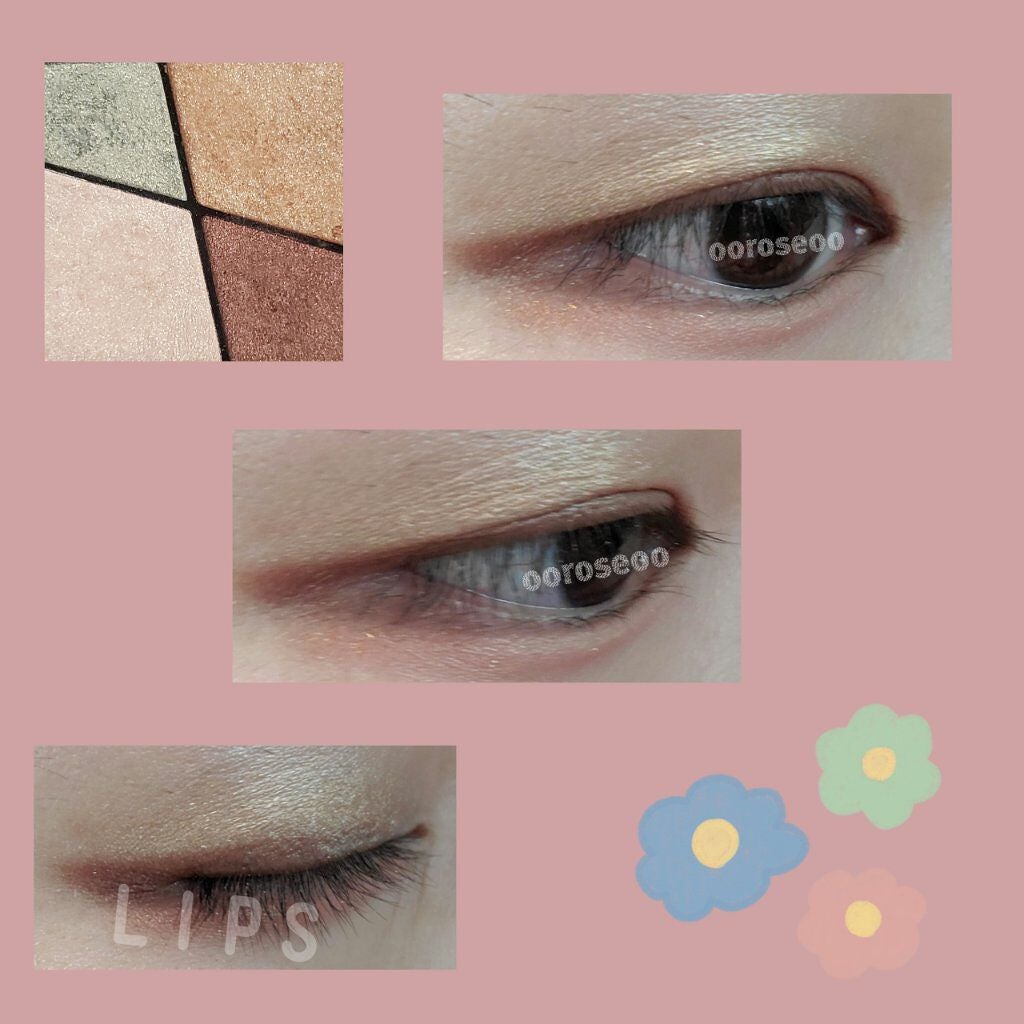 UR GLAM VELVET EYE COLOR PALETTE/U R GLAM/アイシャドウパレットを使ったクチコミ(4枚目)
