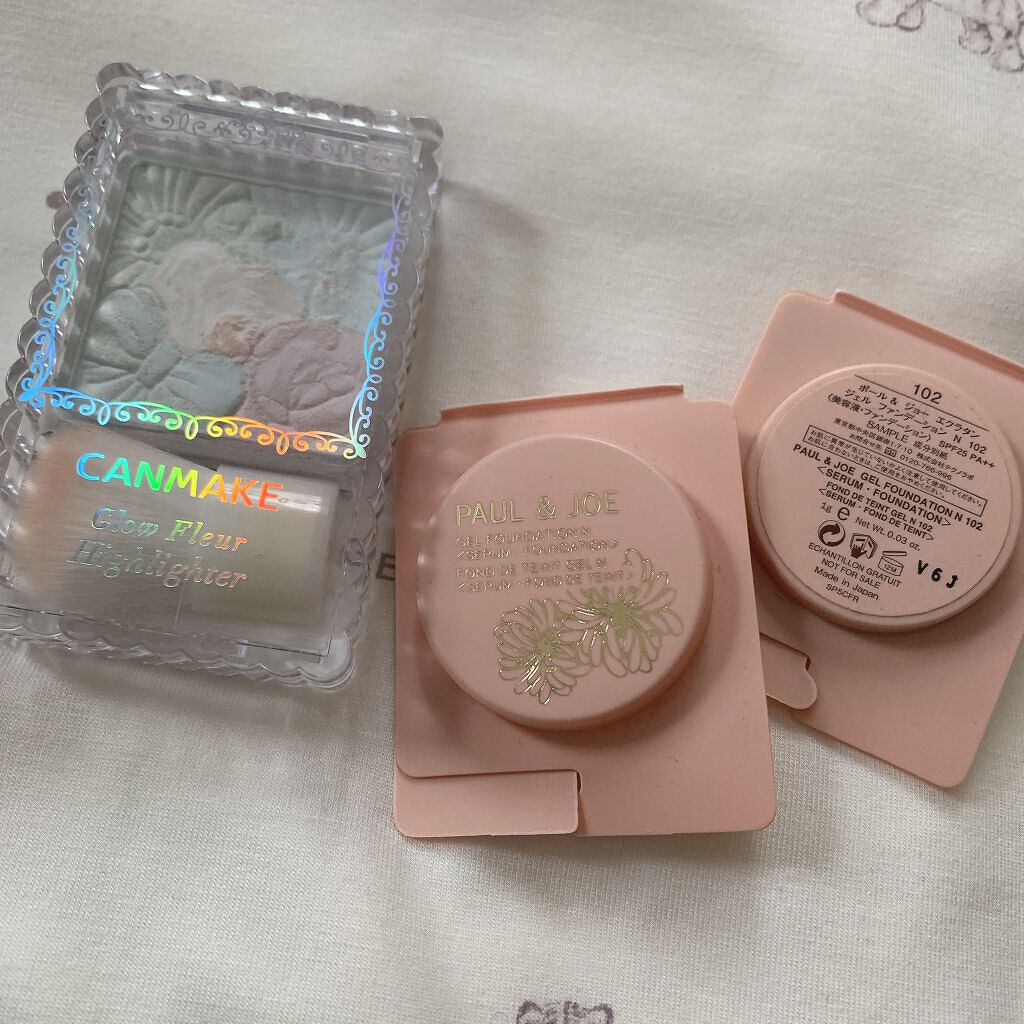 グロウフルールハイライター/キャンメイク/パウダーハイライトを使ったクチコミ（1枚目）