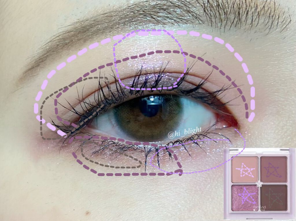 ベターザンアイズ 韓服エディション/rom&nd/アイシャドウパレットを使ったクチコミ(4枚目)