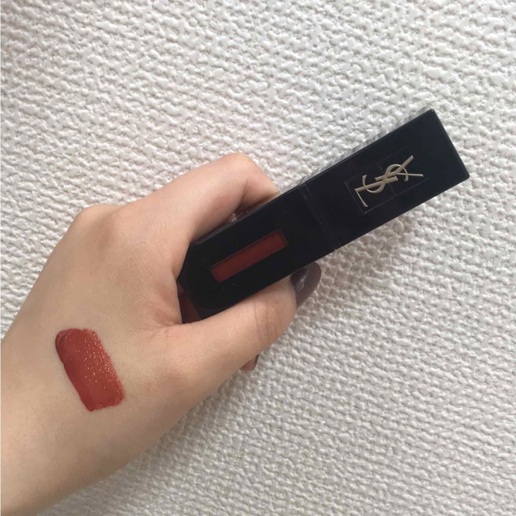 ルージュ ピュールクチュール ヴェルニ ヴィニルクリーム/YVES SAINT LAURENT BEAUTE/口紅を使ったクチコミ（1枚目）