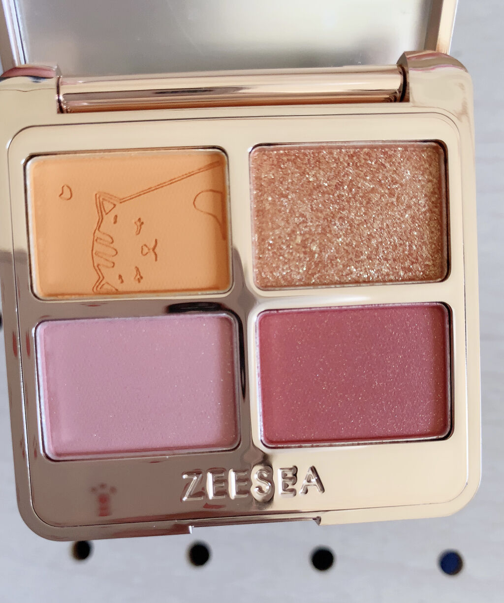アニマルアイシャドウ(4シェード)/ZEESEA/アイシャドウパレットを使ったクチコミ（3枚目）