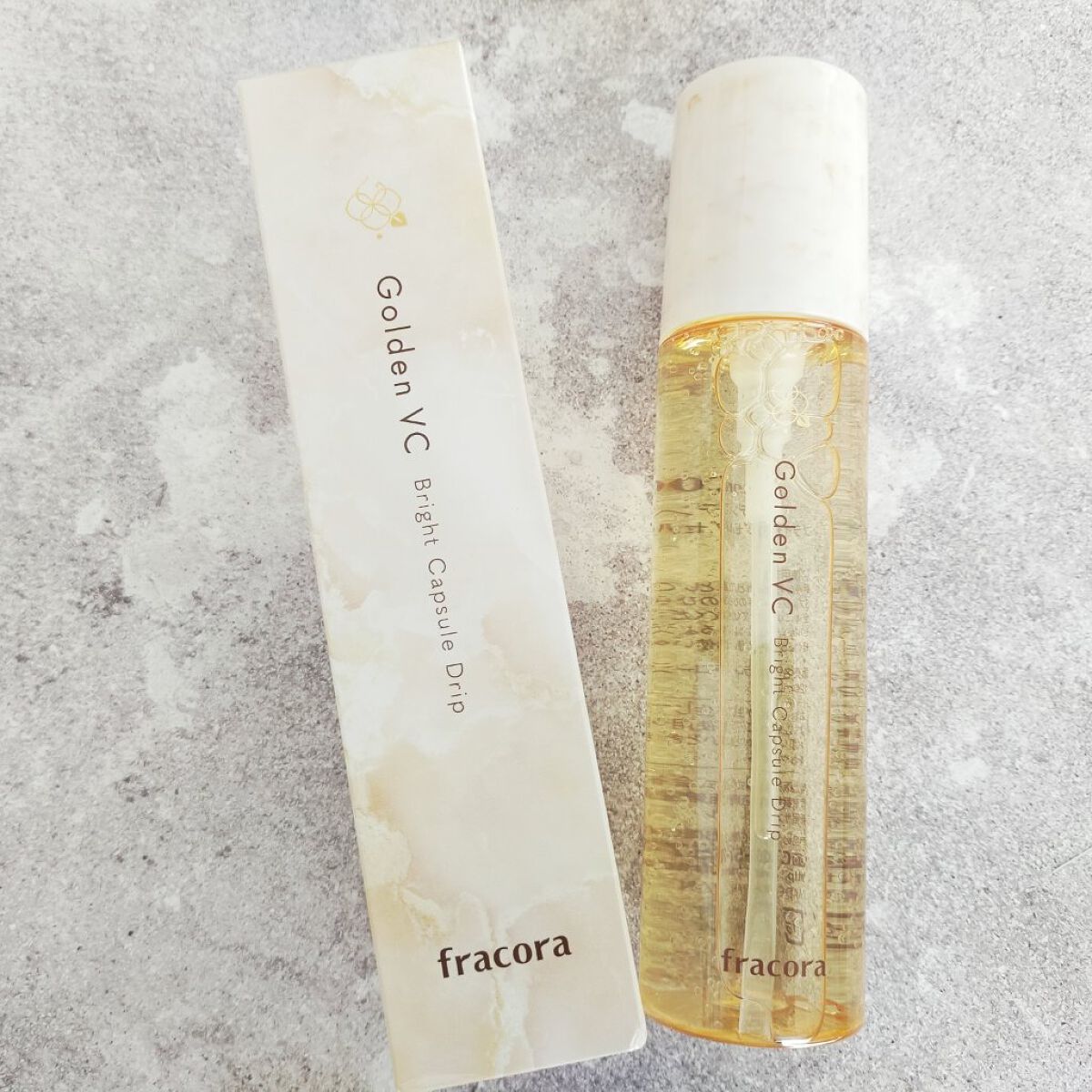 ゴールデンVC ブライト アクアクリーム/fracora/フェイスクリームを使ったクチコミ（2枚目）