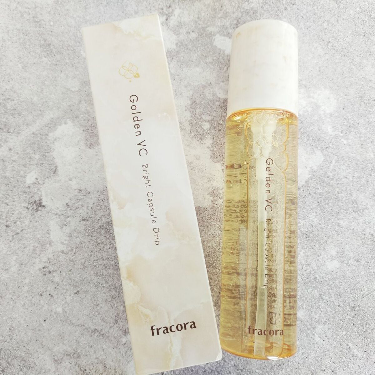 ゴールデンVC ブライト カプセルドリップ/fracora/化粧水を使ったクチコミ(2枚目)