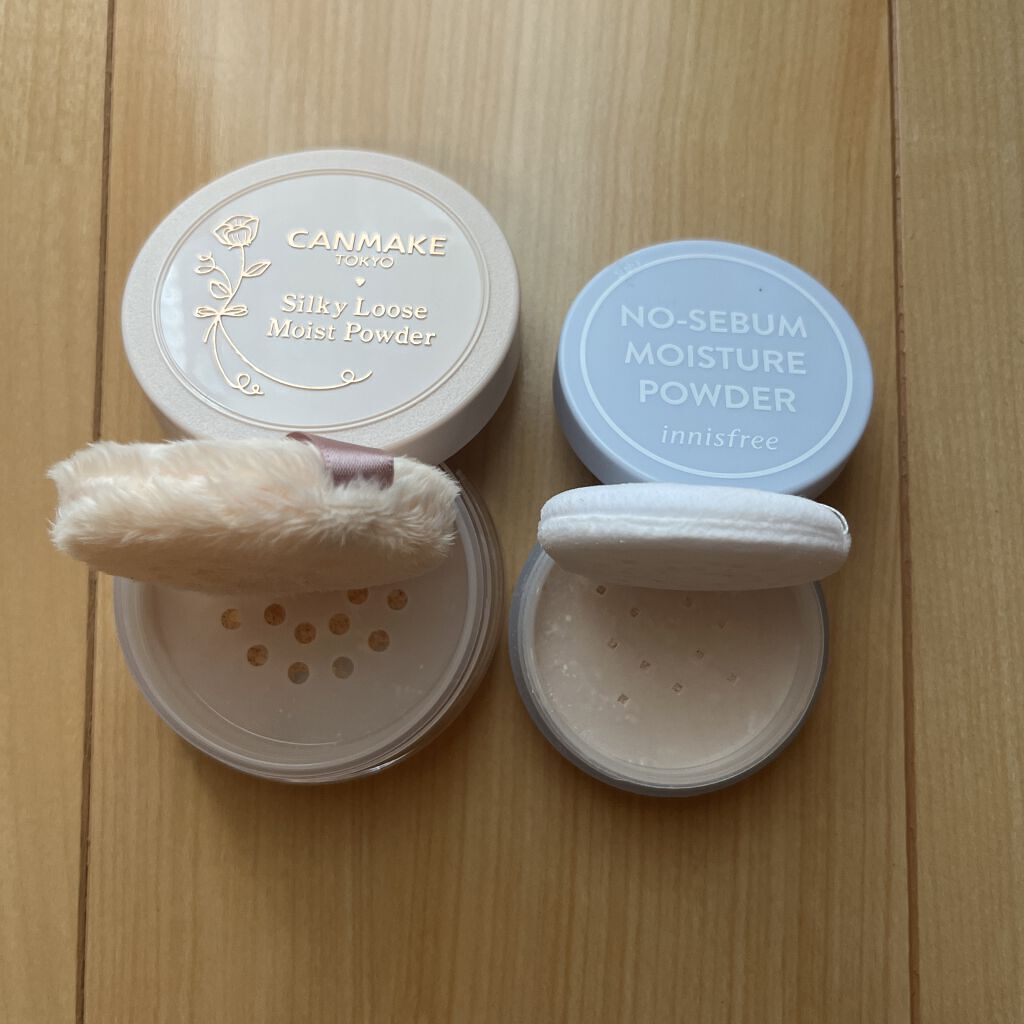 ノーセバム モイスチャーパウダー S/innisfree/フェイスパウダーを使ったクチコミ（3枚目）