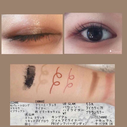 アイ カラー(チップ付)/ちふれ/アイシャドウパレットを使ったクチコミ(2枚目)