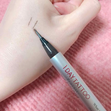 1DAY TATTOO プロキャスト ザ・アイライナー/K-パレット/リキッドアイライナーを使ったクチコミ(2枚目)