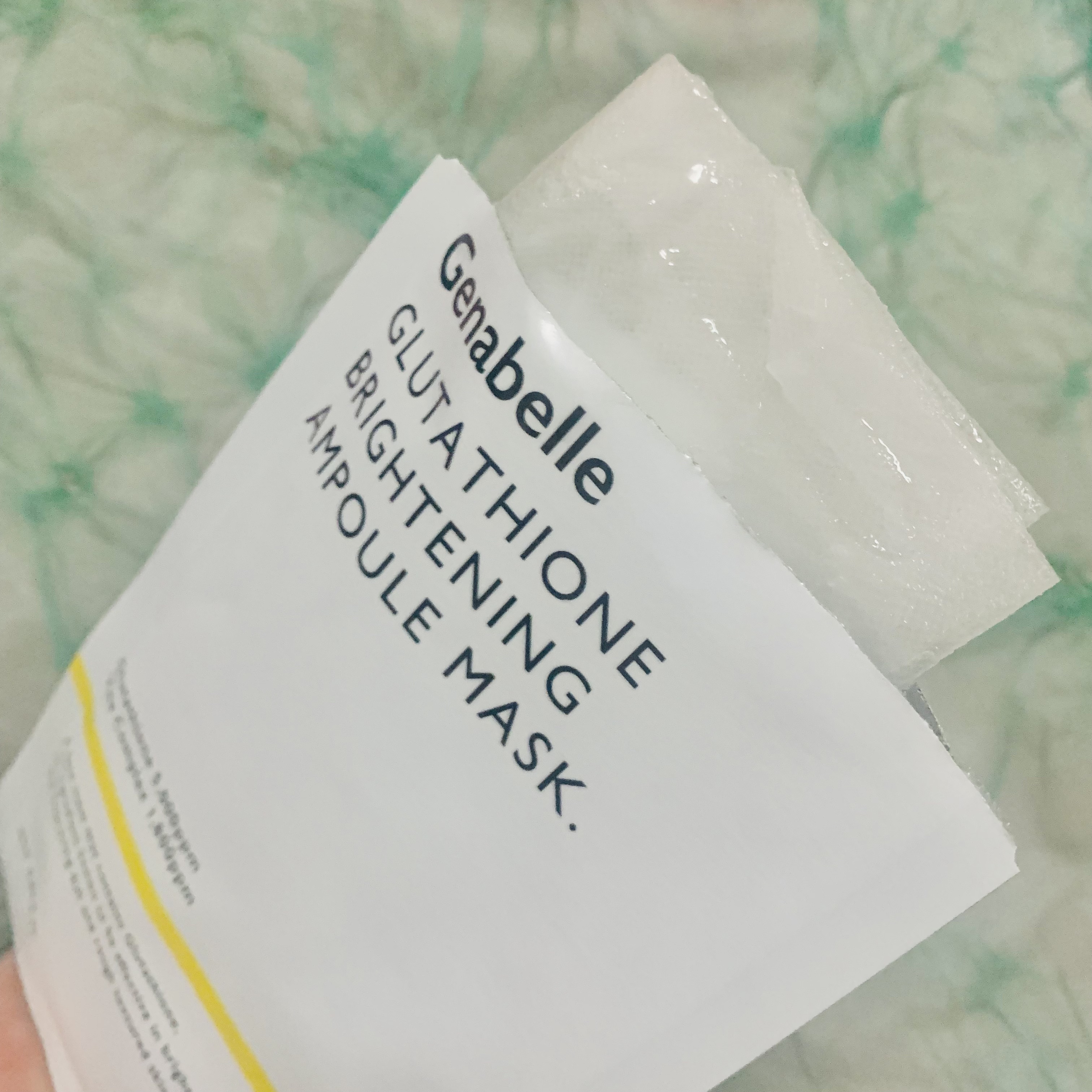 グルタチオンブアンプルマスク/Genabelle/シートマスク・パックを使ったクチコミ（2枚目）