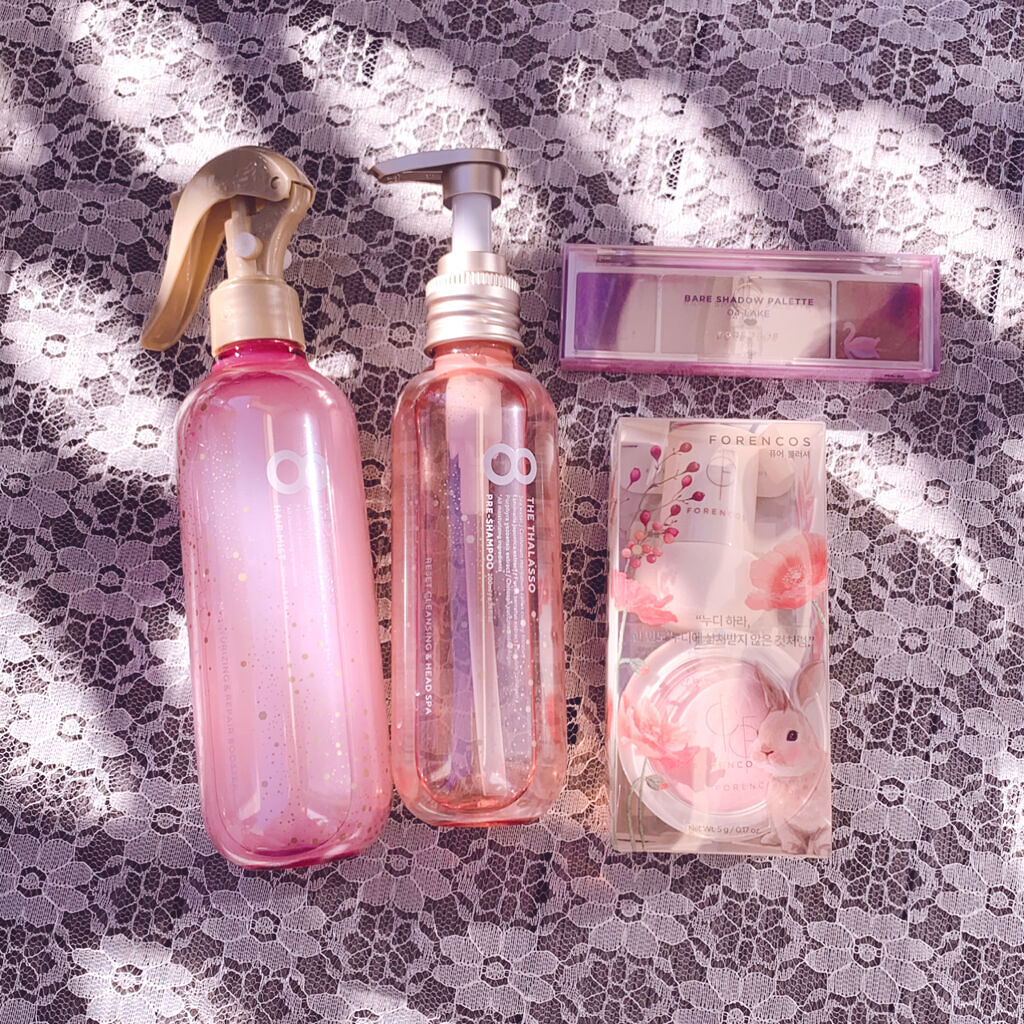 モイスチャーライジング＆リペアブースター 導入液ヘアミスト ピンクリラックス /エイトザタラソ/ヘアミストを使ったクチコミ（1枚目）