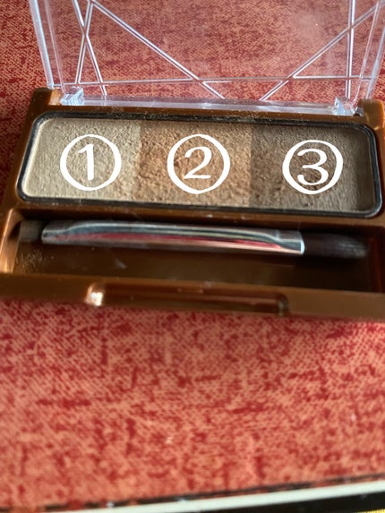 ノーズ&アイブロウパウダー/CEZANNE/パウダーアイブロウを使ったクチコミ(2枚目)