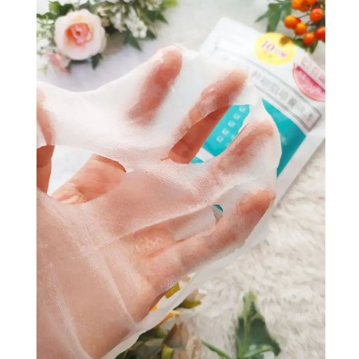 ヒト幹細胞フェイスマスク/アロヴィヴィ/シートマスク・パックを使ったクチコミ（3枚目）