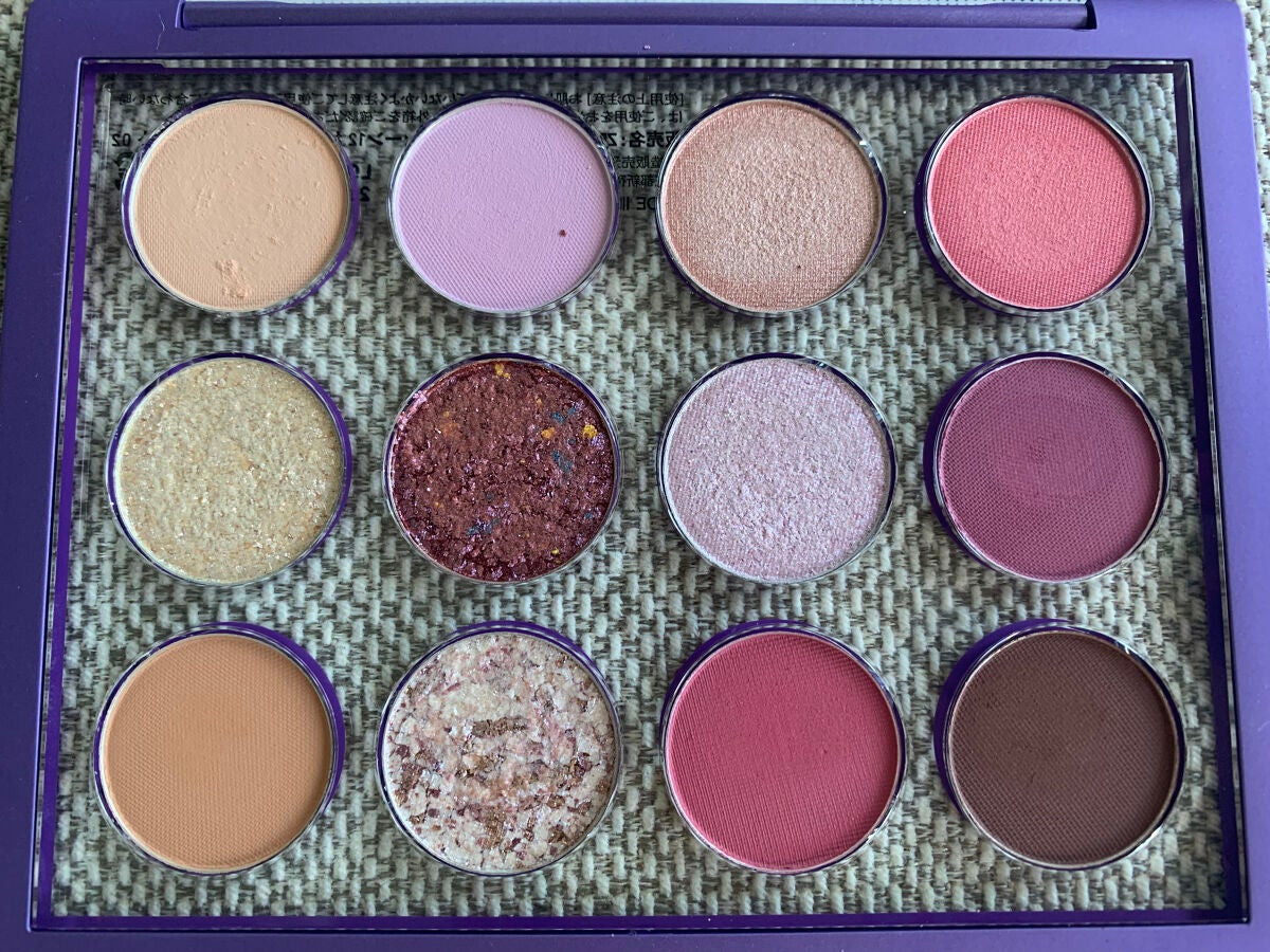 ZEESEA ピクセルシリーズ ベンディングマシーン12カラーアイシャドウパレット/ZEESEA/アイシャドウパレットを使ったクチコミ(4枚目)