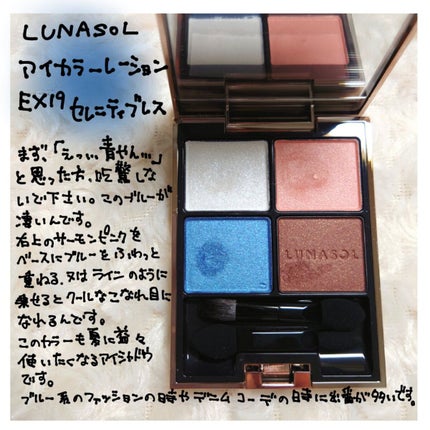 アイカラーレーション/LUNASOL/アイシャドウパレットを使ったクチコミ(3枚目)