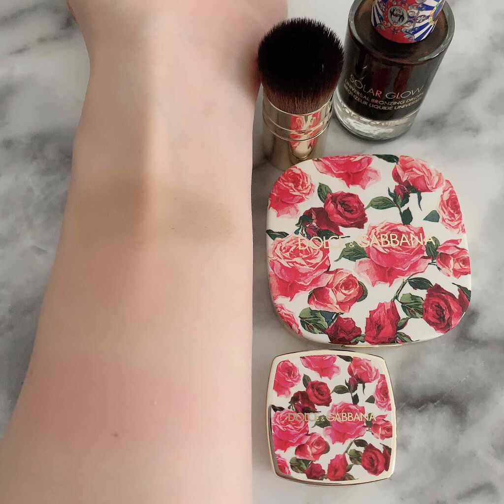 ソーラーグロウ ユニバーサル ブロンジングドロップス/DOLCE&GABBANA BEAUTY/ジェル・クリームチークを使ったクチコミ(4枚目)