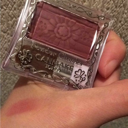 【旧品】パウダーチークス/キャンメイク/パウダーチークを使ったクチコミ(2枚目)