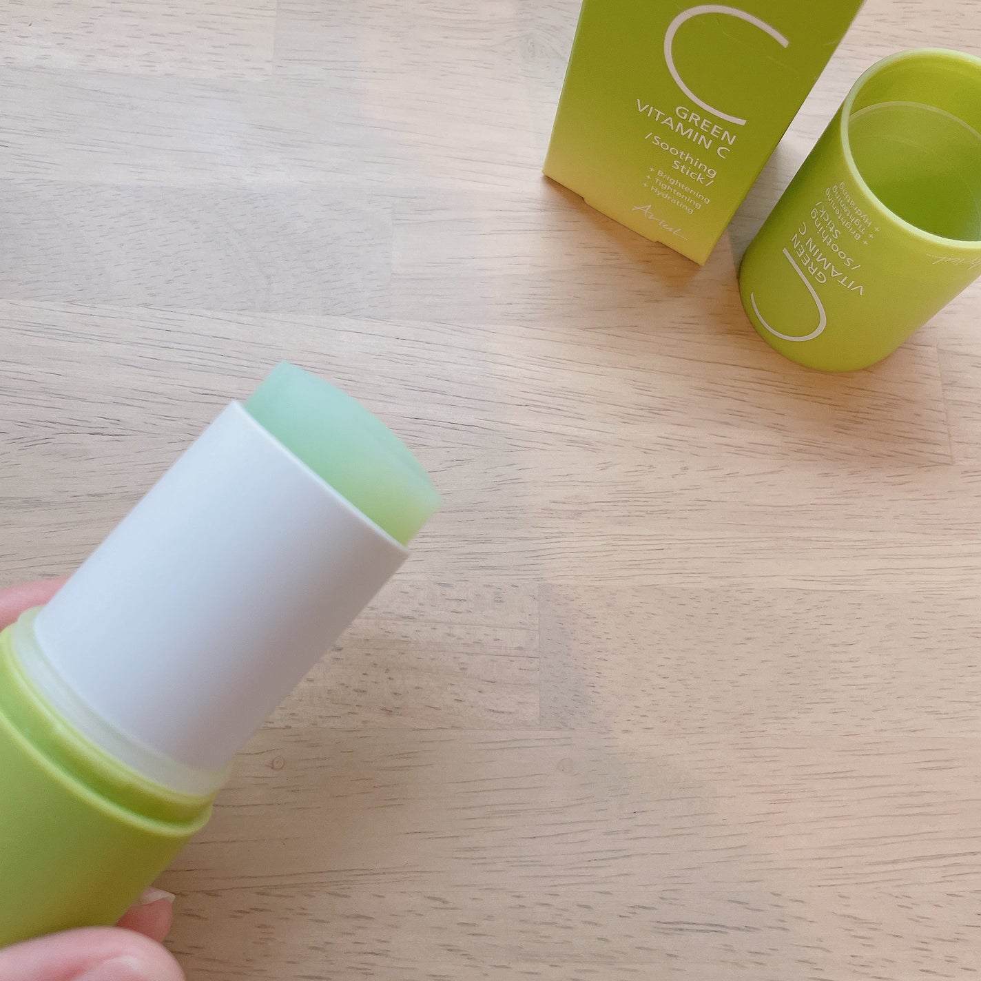 グリーンビタミンCスティック/Ariul/フェイスバームを使ったクチコミ(3枚目)