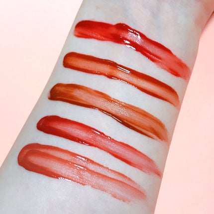 グラスティングウォーターティント/rom&nd/リップティントを使ったクチコミ(3枚目)