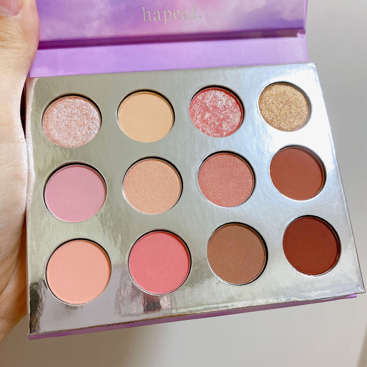 Mood Ever Palette(ムードエバーパレット)/hapeaf/アイシャドウパレットを使ったクチコミ(2枚目)