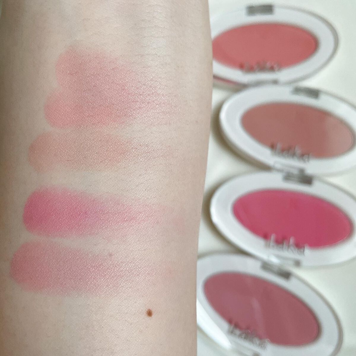 ラブシルクブラッシュ/Laka/パウダーチークを使ったクチコミ（3枚目）