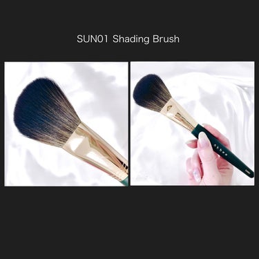 SUN01 Shading Brush/okhee/メイクブラシを使ったクチコミ（3枚目）
