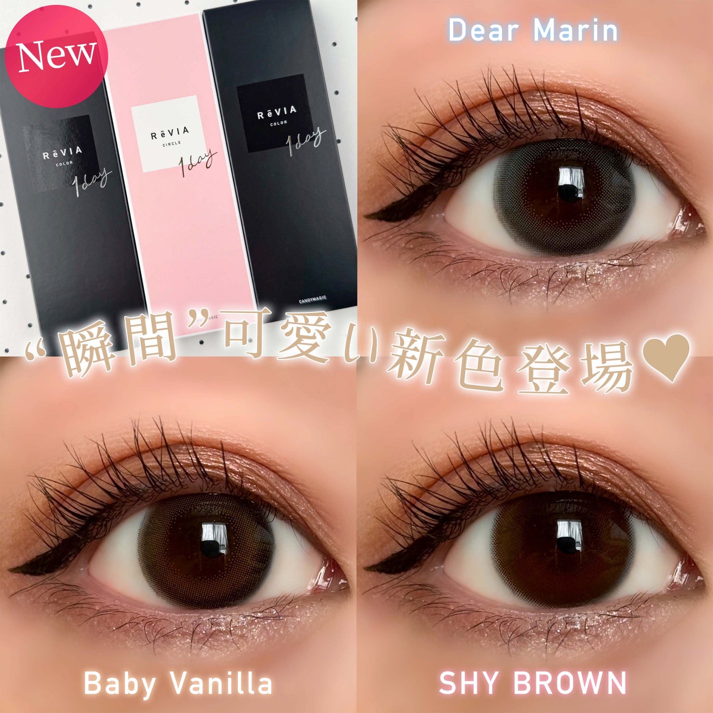 ReVIA 1day/ReVIA/ワンデー(1DAY)カラコンを使ったクチコミ(1枚目)