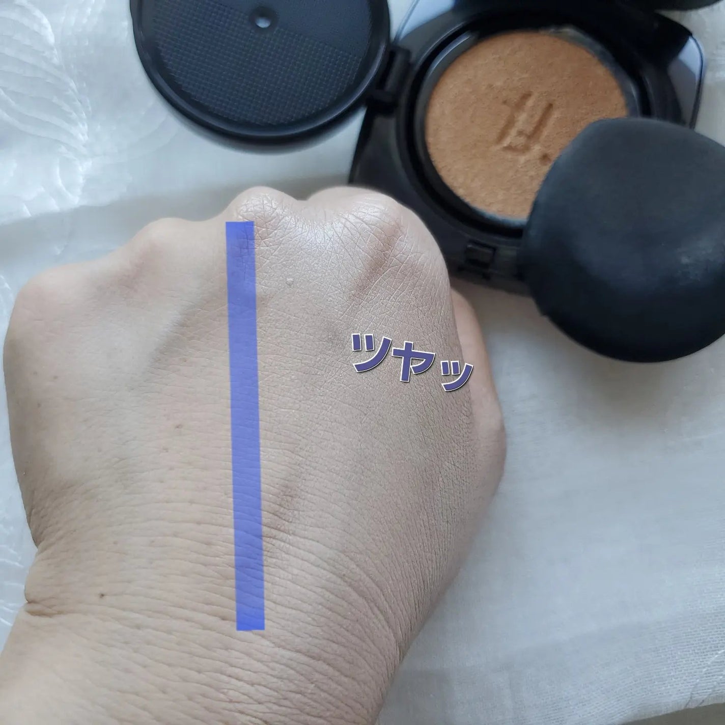 レイヤリングフィット グロークッションEX/TFIT/クッションファンデーションを使ったクチコミ(3枚目)