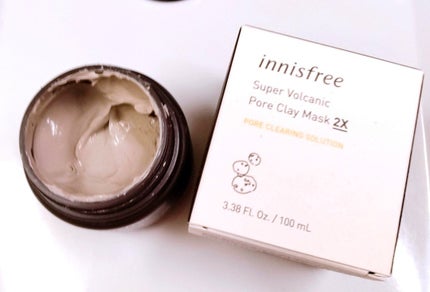 スーパーヴォルカニック ポアクレイマスク/innisfree/洗い流すパック・マスクを使ったクチコミ(1枚目)