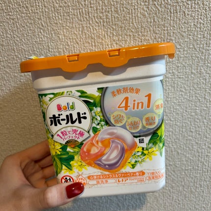 ボールド ジェルボール4D 心弾けるシトラス&ヴァーベナの香り/ボールド/洗濯洗剤を使ったクチコミ(2枚目)