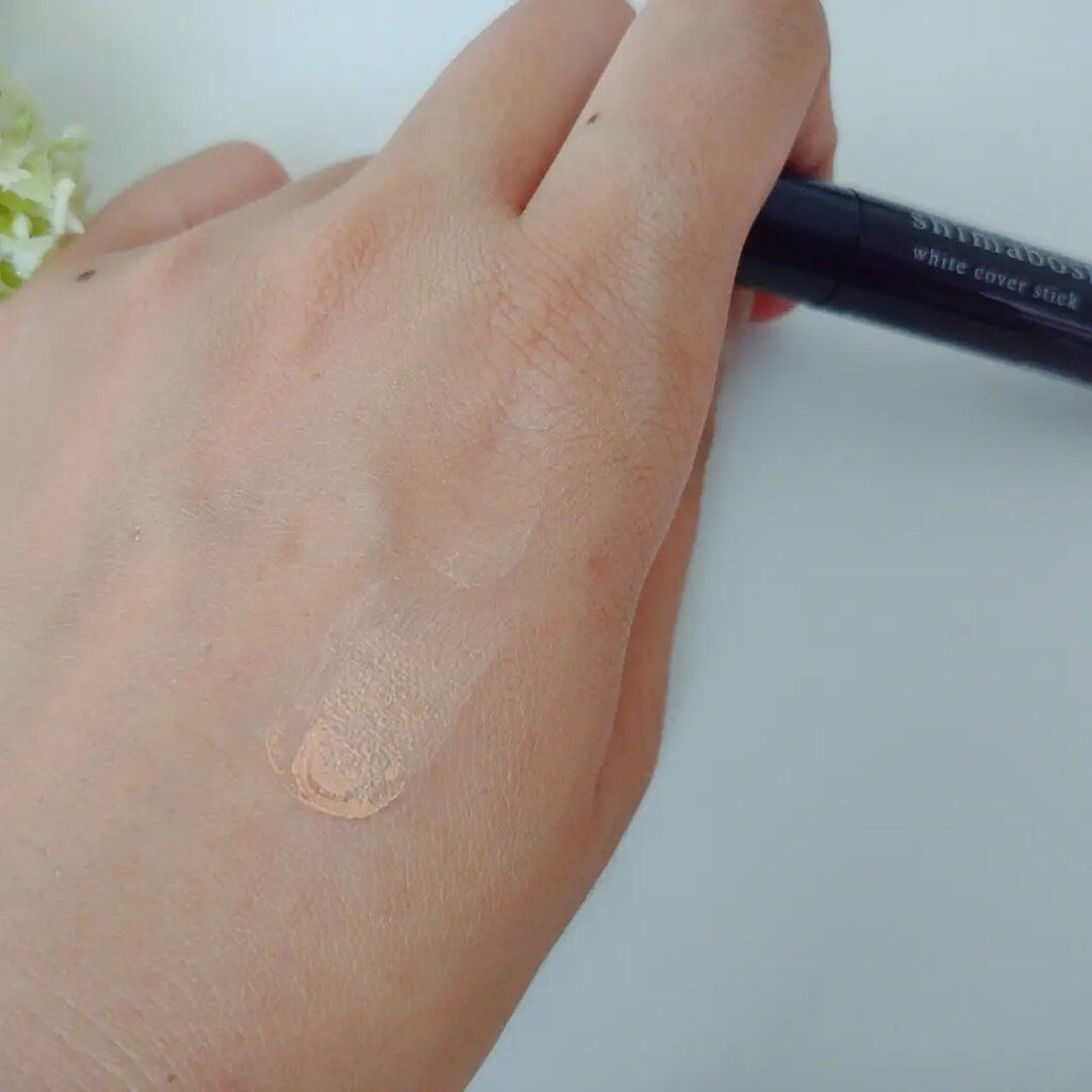 ホワイトカバースティック/shimaboshi/化粧下地を使ったクチコミ（2枚目）