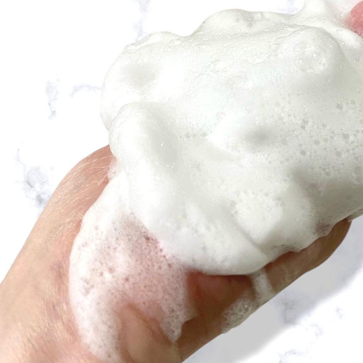 リーフモイストクリームウォッシュ  /マリアンボレ/洗顔フォームを使ったクチコミ（3枚目）