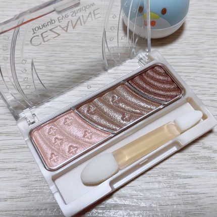 トーンアップアイシャドウ/CEZANNE/アイシャドウパレットを使ったクチコミ(2枚目)