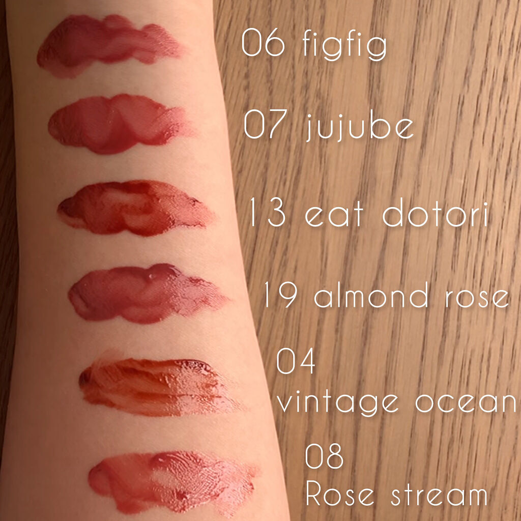 ジューシーラスティングティント/rom&nd/リップティントを使ったクチコミ（2枚目）