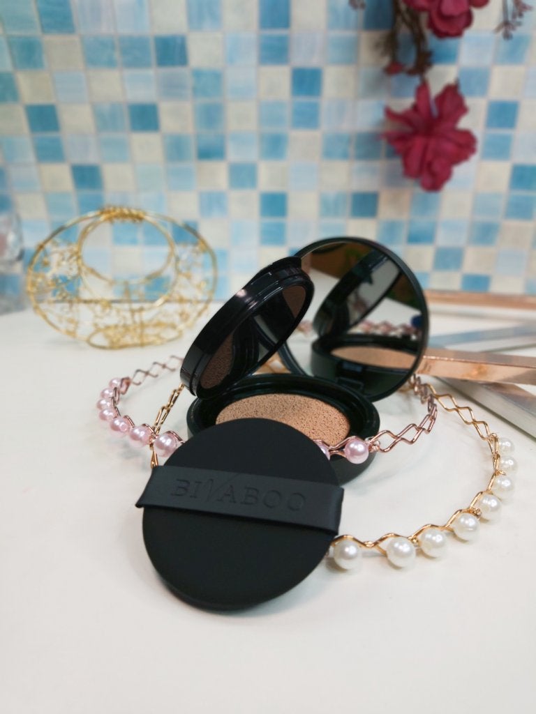 ベルベットジュエルクッション/BIVABOO/クッションファンデーションを使ったクチコミ(2枚目)